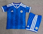 2627 Leicester City Home kids Soccer Jersey